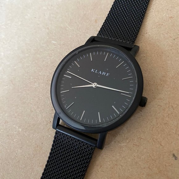 New Klarf Black Mesh Watch
